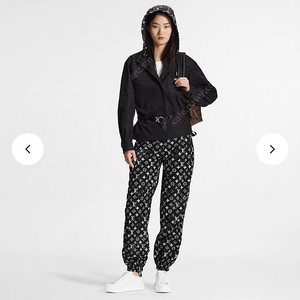 루이비통 스텐실 이펙트 모노그램 조거팬츠