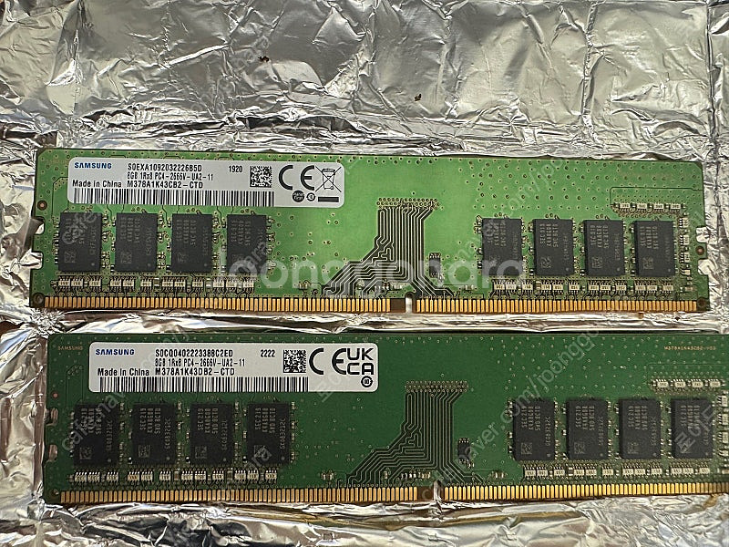 DDR4-2666 8GB 2장 택포(총 16GB)--0