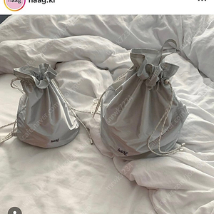 haag 글로시백 미니 실버