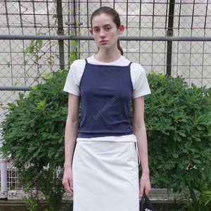 로클 로우클래식 슬리브리스 Lc ORGANIC SILKET SLEEVELESS_ NAVY 새상품
