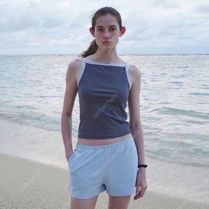 로클 로우클래식 슬리브리스 Lc ORGANIC SILKET SLEEVELESS_CHARCOAL 새상품