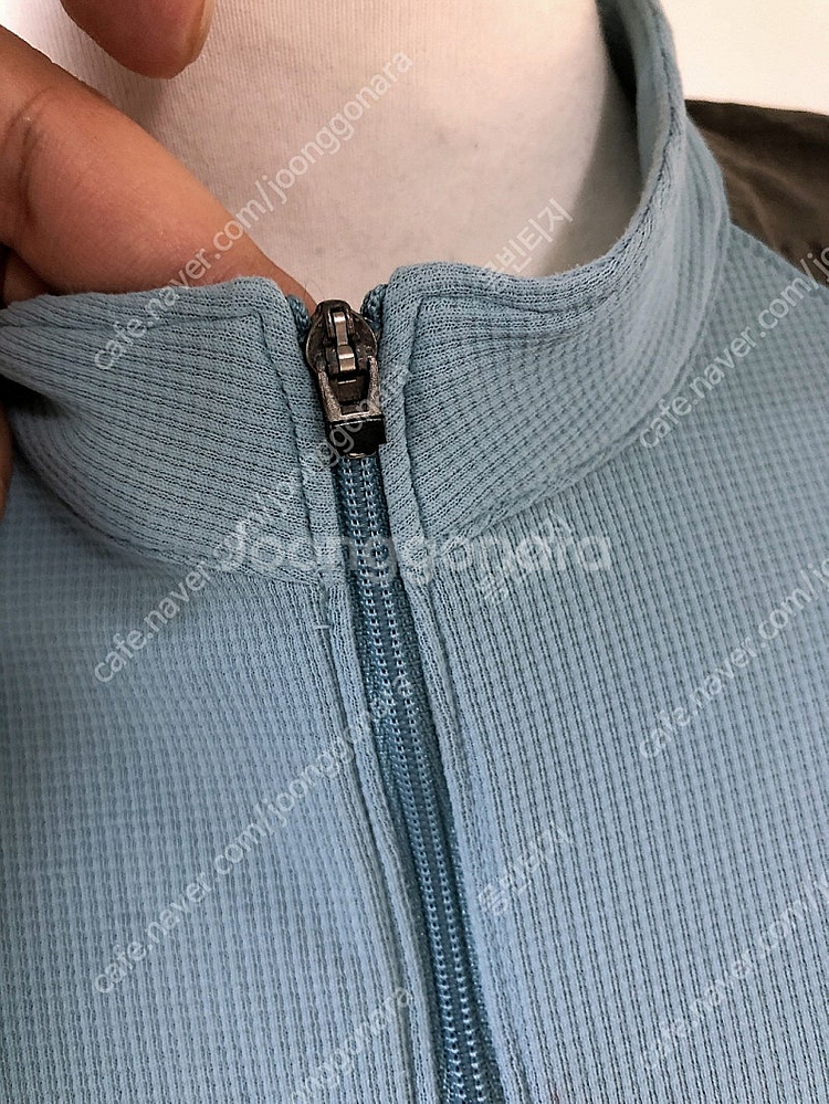 노스페이스남자반집업반팔티(100)--2