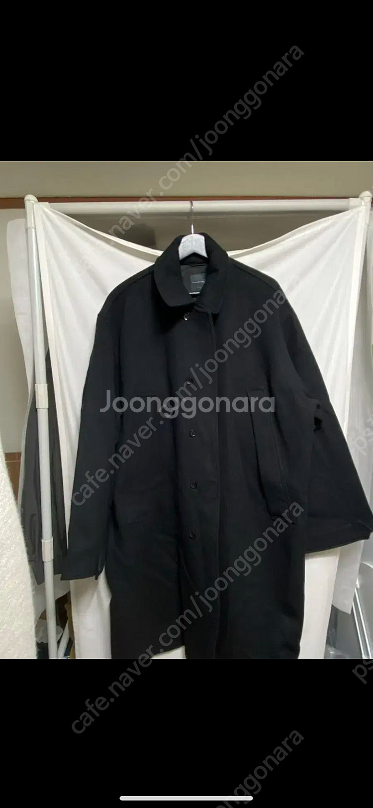 모이프 MIL COAT BLACK 3사이즈 판매합니다.--0