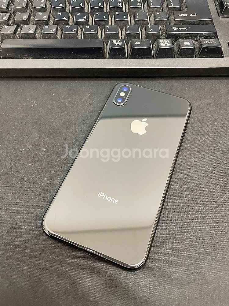 아이폰X 그레이 64GB 배터리87% 상태좋은 중고22...--0