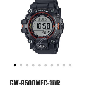 지샥정품 신형머드맨 G9500MEC-1DR 백화점판 새상품 판매합니다.