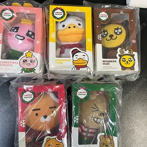 카카오프렌즈 맥도날드 크리스마스한정판 콜라보 굿즈 세트