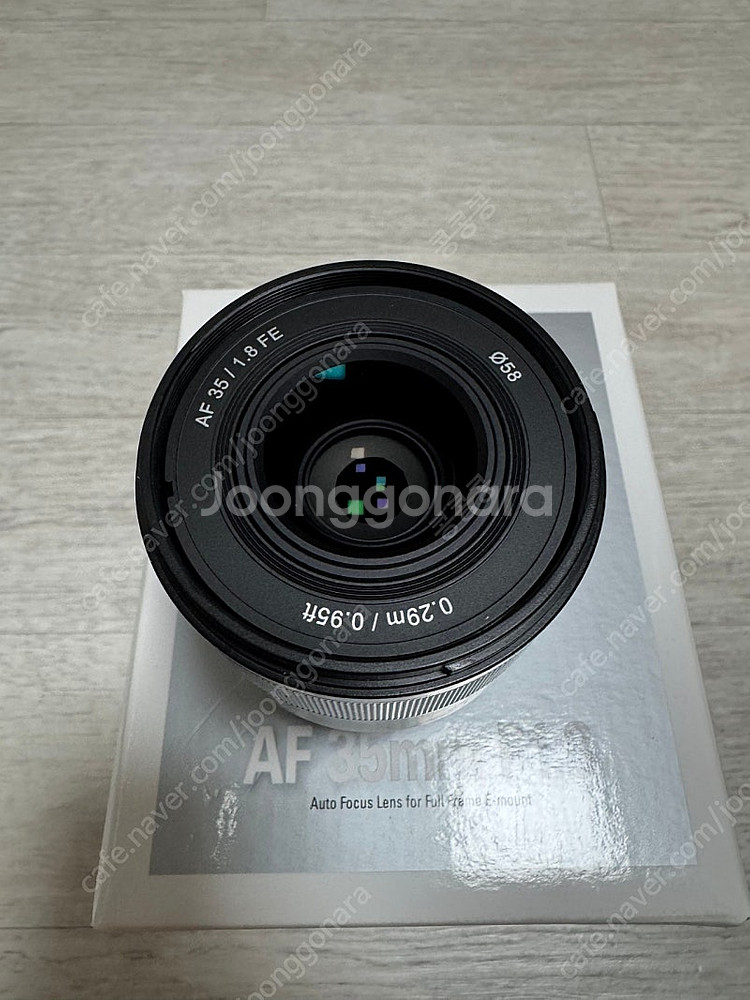 삼양 35mm f1.8 소니 FE 마운트--3
