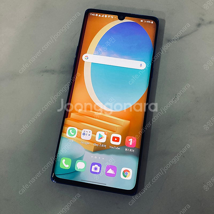 LG 벨벳 블루 128용량 깔끔한기기 9만원 판매합니다...--0