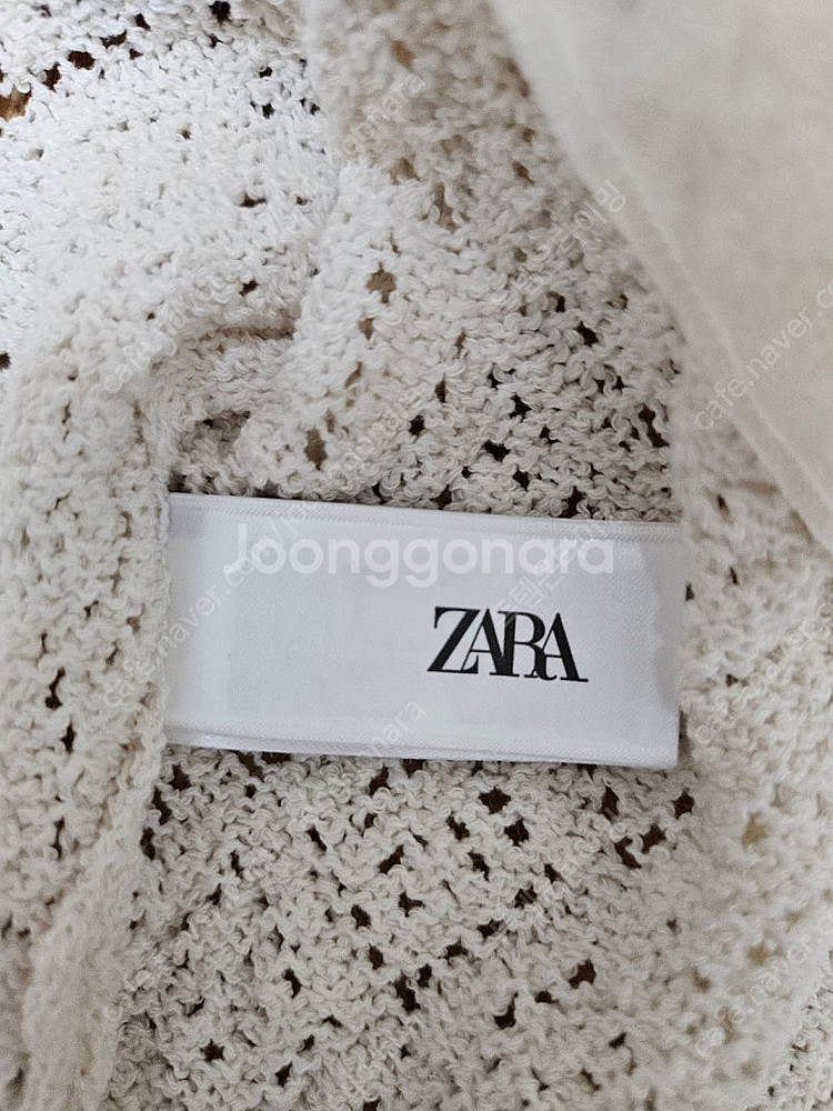 [새상품]ZARA 자라 가디건 프릴 포인텔 니트 재킷 ...--7