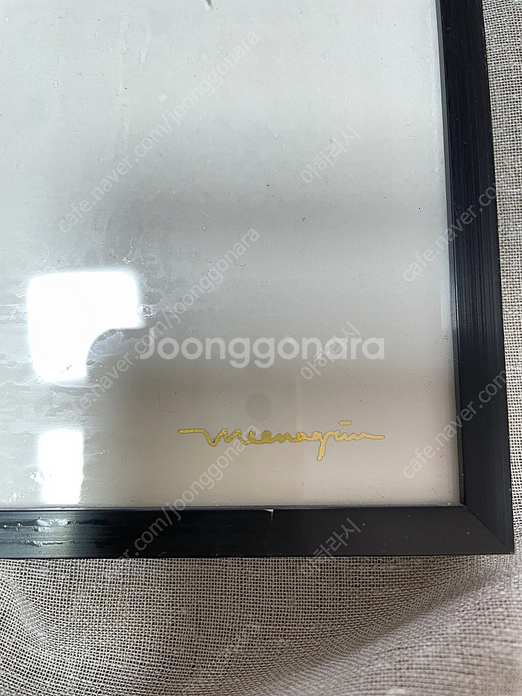 금 선인장 그림 액자--4