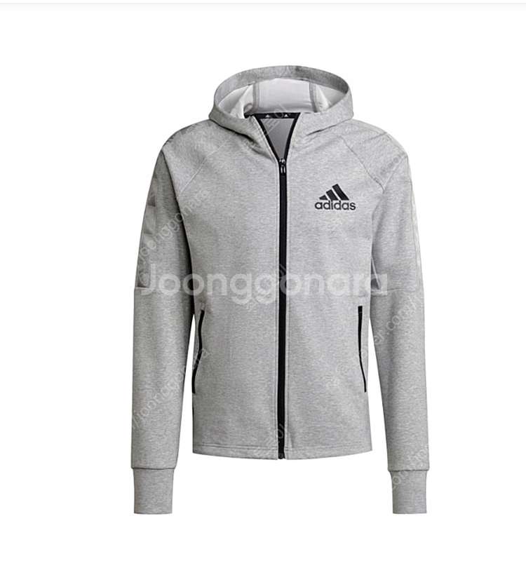 (새제품) 아디다스 후드 집업 회색 2XL 2.5--0