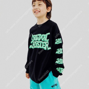 히로 힙스터 로고 티 블랙 150