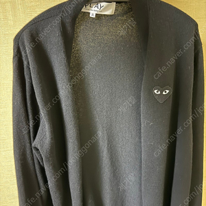 꼼데가르송 가디건 블랙 XL 팝니다