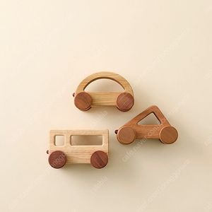 숲소리 도형자동차 원목 장난감
