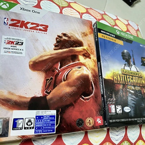 [xbox] 정발미개봉 2k23 nba 조던한정판+정발미개봉 배틀그라운드