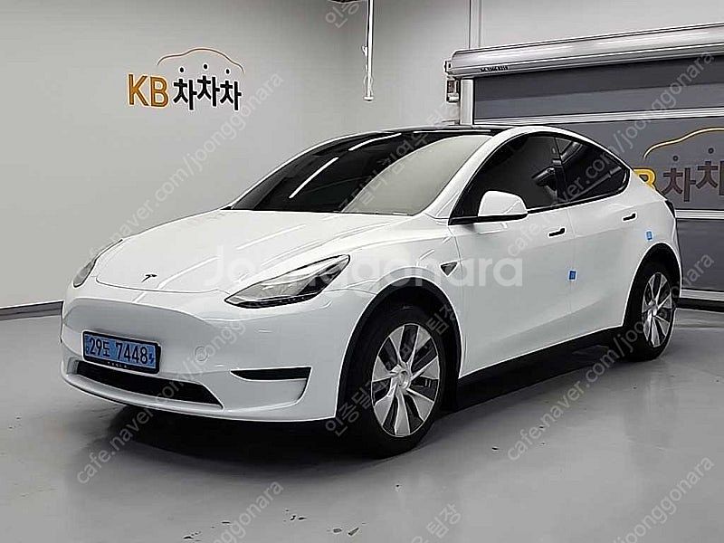 흰색 24년형 테슬라 모델Y 중고 테슬라 중고 RWD ...--6