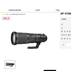 니콘 AF-S 500mm F4