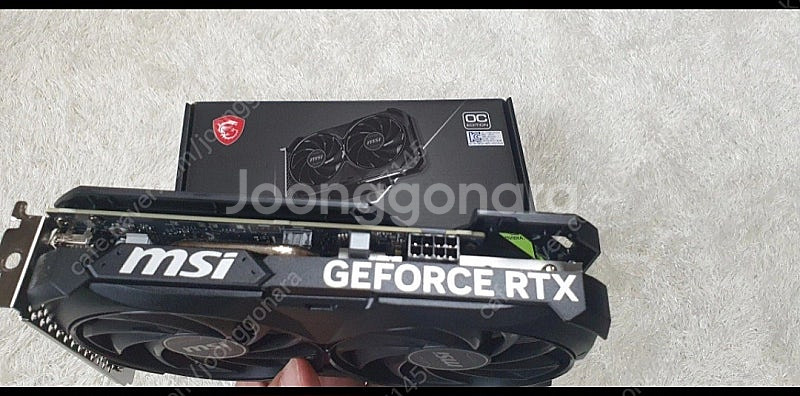 (부산) RTX4060TI 판매합니다.--1