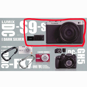 켄엘리펀트 LUMIX 루믹스 카메라 미니어처 가챠 뽑기 다크실버