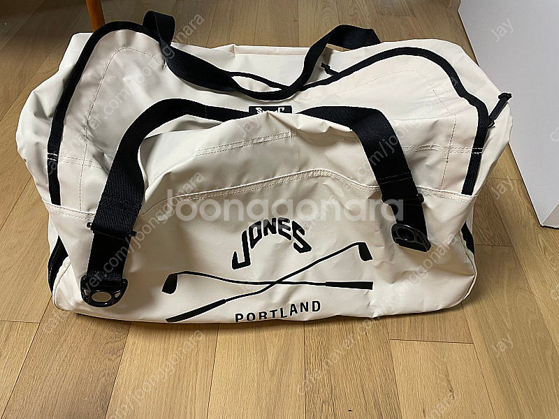 존스 Jones 미니 투어 더플백 (보스톤백) 크림--3