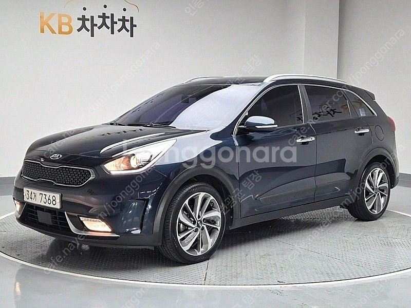 기아 니로 중고 니로 하이브리드 중고차 파란색 2017...--3