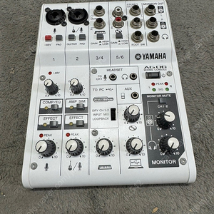 야마하 AG06 오인페 판매 YAMAHA AG 06 오디오인터페이스 믹서형