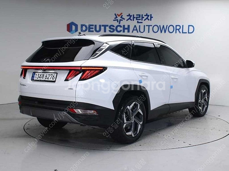 흰색 투싼 중고 NX4 투싼 중고차 가솔린 1.6 터보...--7