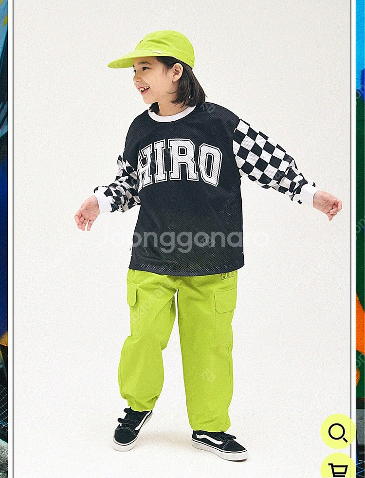 히로 블랭크체커 슬리브저지-160--0