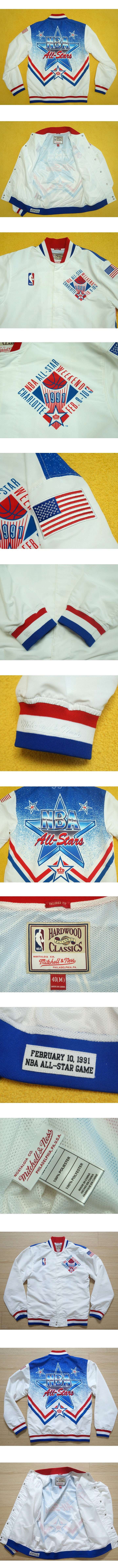 [M] 미첼앤네스 NBA 1991 올스타 어센틱 웜업 ...--1