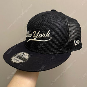 (F)NEWERA 뉴에라 뉴욕 자수 6패널 메쉬캡 볼캡 모자