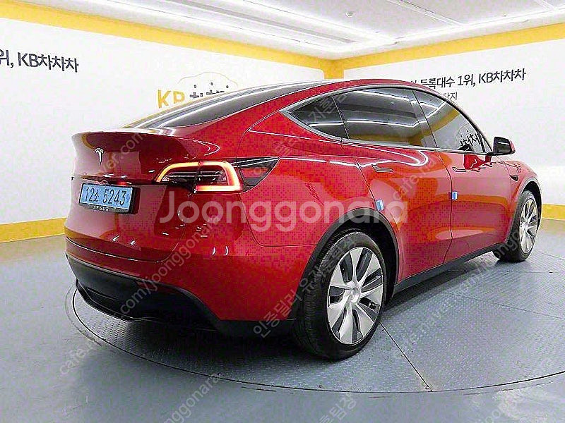 테슬라 모델 Y 중고 테슬라 중고 빨간색 2021년식 ...--4