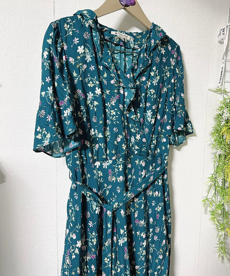 무배 새옷 S 랩스타일 롱 원피스 써스데이아일랜드 t204mop275w--7