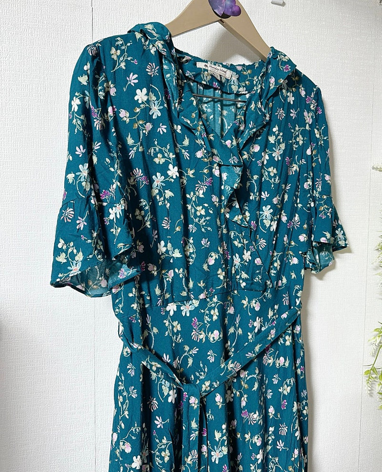 무배 새옷 S 랩스타일 롱 원피스 써스데이아일랜드 t204mop275w--8