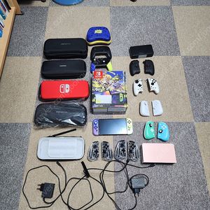 스위치 OLED 스플래툰에디션 풀박스 + 주변기기 일괄