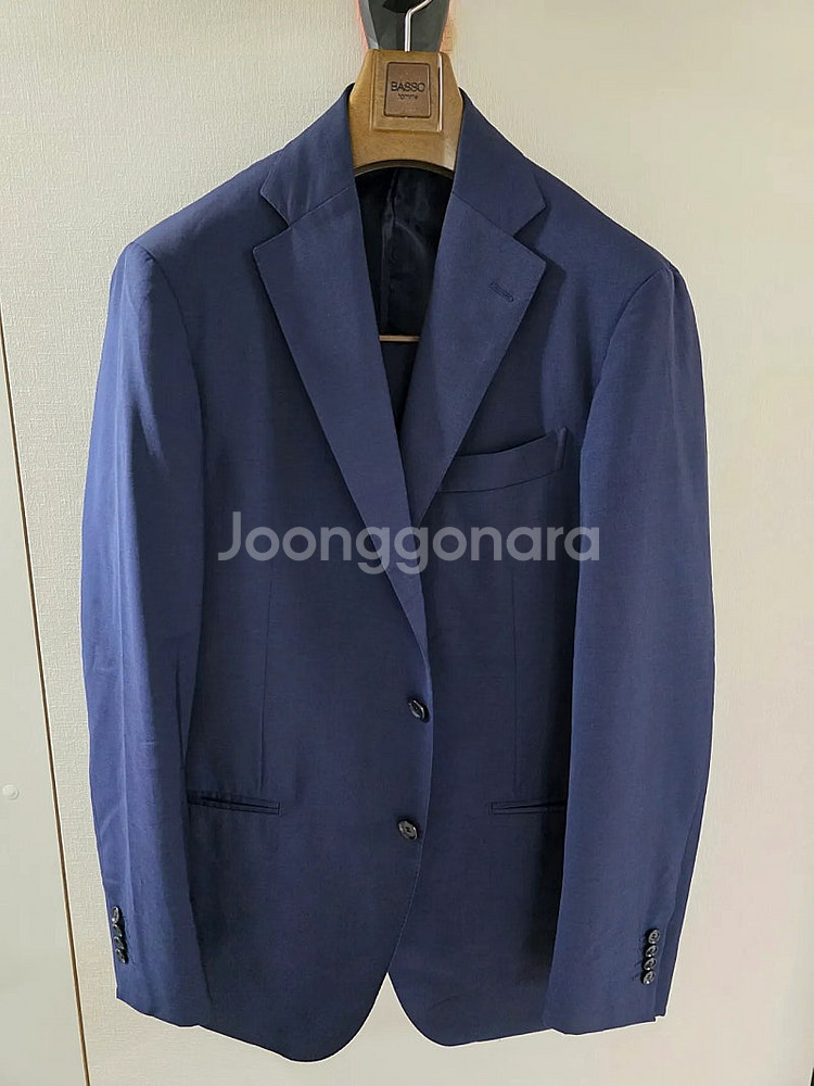 링자켓 실버라벨 까노니코 다크네이비 모헤어 수트 / (...--0