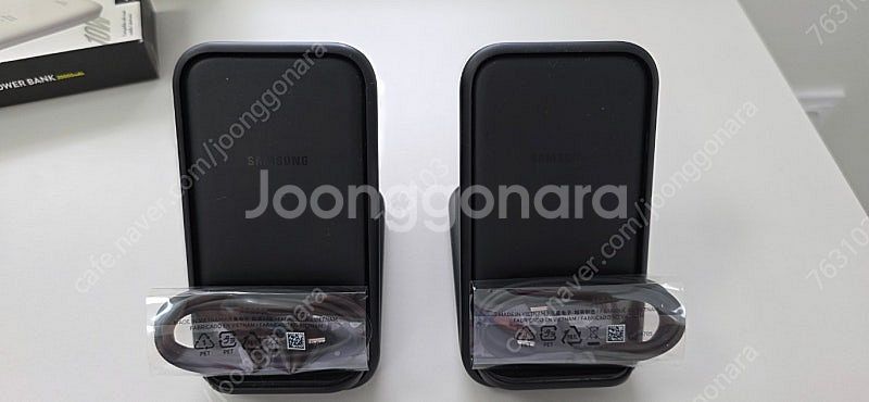삼성 무선 충전기 EP-N5200 블랙 2대, 케이블 ...--0