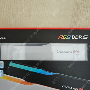 지스킬 RIPJAWS M5 CL32 DDR5-6400 64GB 화이트 패키지 미개봉