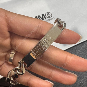 W) MM6 메종 마르지엘라 클래식 체인 브레이슬릿 팔라듐 팔찌