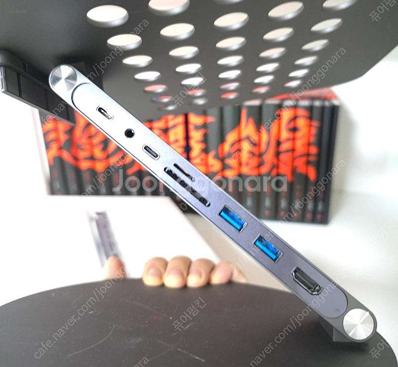 리카틸 X5 Pro 노트북 맥북 거치대 8in1 HUB...--7