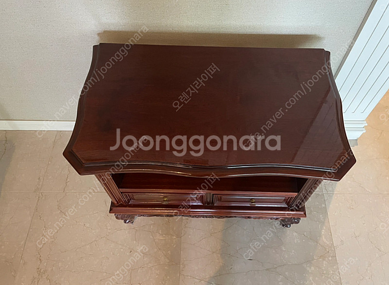 앤틱 책꽂이 미니 사각 콘솔--1