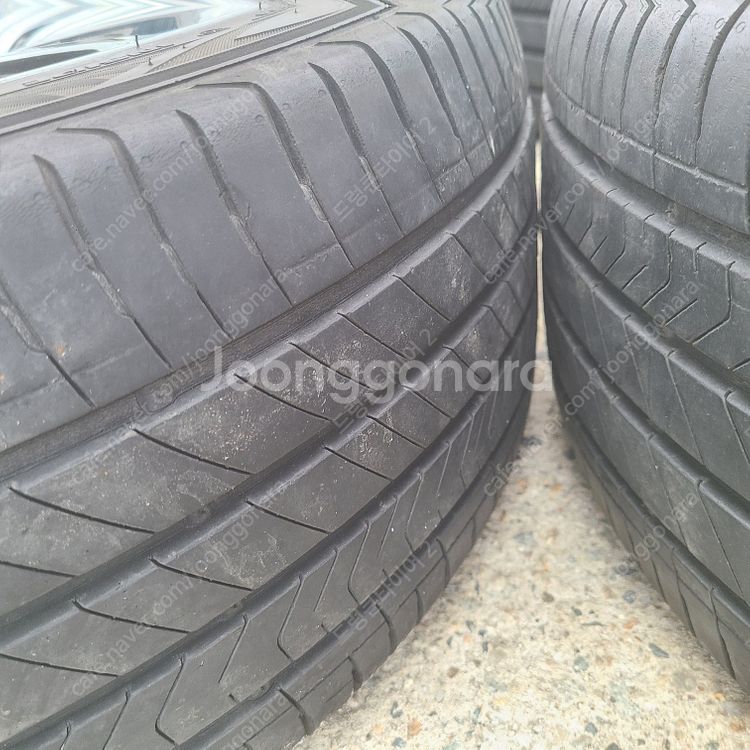 ♡더뉴 K7 블랙 에디션 19 인치 중고 휠 타이어 팝...--6