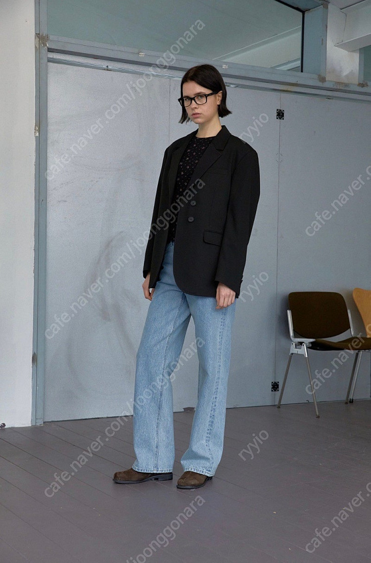 브렌다브렌든 ordinary denim pants - light blue M사이즈--1