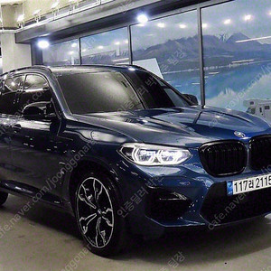 BMW X3 중고 X3M X시리즈 파란색 2021년식 75,675km 3.0 컴패티션 수원중고차