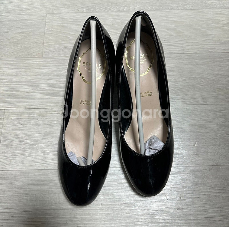 작은발 미들 힐 구두 5cm 새상품 220사이즈 둥근코--0