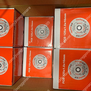 피셔 컷팅날 5인치 125mm 그라인더 컷팅날 절단석 곽단위(BOX) 팝니다.