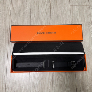 (새상품)애플워치 에르메스 누아르 스위프트 가죽줄 45/46mm 팝니다