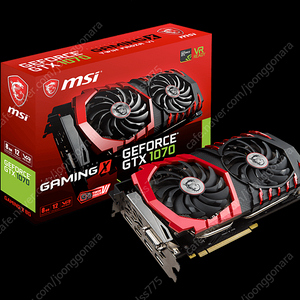 MSI 지포스 GTX 1060/ 1070/ 1070TI Gaming X 삽니다