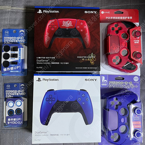 PS5 플스5 듀얼센스 몬스터헌터 + 코발트 블루 + 악세사리