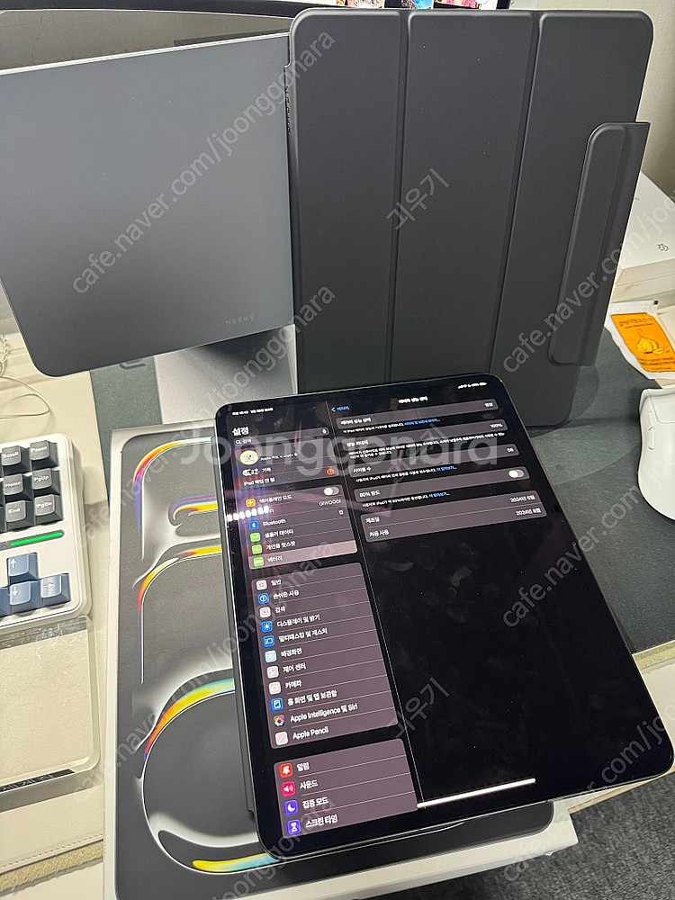 아이패드 프로 13 M4 256GB 셀룰러 스페이스 블...--1