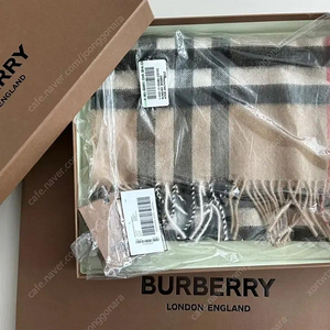 버버리 체크 캐시미어 스카프 머플러 백화점정품